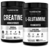 Frente de Jacked Factory Creatina Monohidrato con L-Glutamina