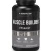 Frente del frasco Jacked Factory Essentials Muscle Builder