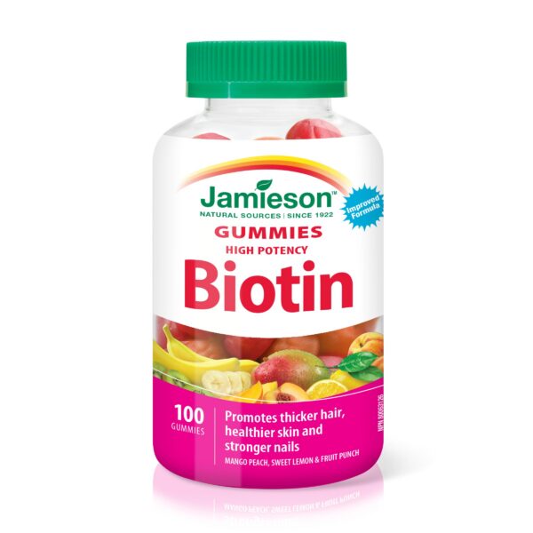Gomitas Jamieson Biotin Alta Potencia - frontal