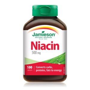 Version 1.0.0 Jamieson caplets de niacina 500mg caja frontal