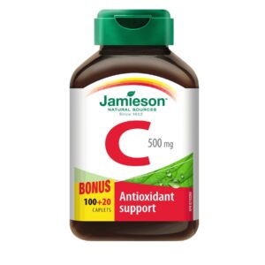 Jamieson Vitamina C 500 mg comprimidos paquete