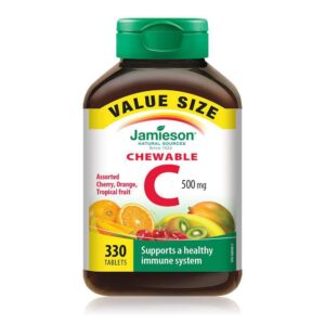 Jamieson Vitamina C masticable empaque frontal