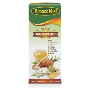 Jarabe BRONCOMIEL miel y propóleos con eucalipto y jengibre para adultos