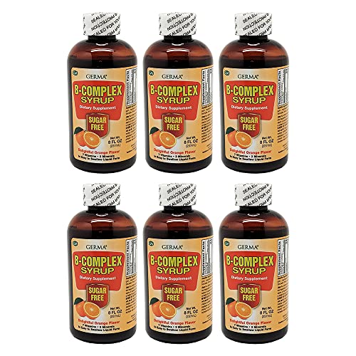 Jarabe complejo B Germa sabor naranja paquete 6