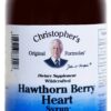 Jarabe para el corazón con bayas de espino de Christopher's original formulas