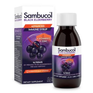 Version 1.0.0 Jarabe Sambucol avanzado de saúco negro con vitamina C zinc
