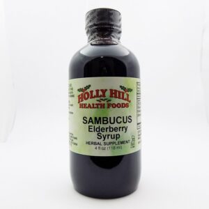 Jarabe Sambucus Holly Hill frasco 120 ml apoyo inmunológico sin alcohol
