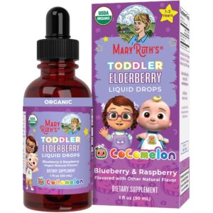 Jarabe de saúco MaryRuth Organics para niños pequeños 1 oz