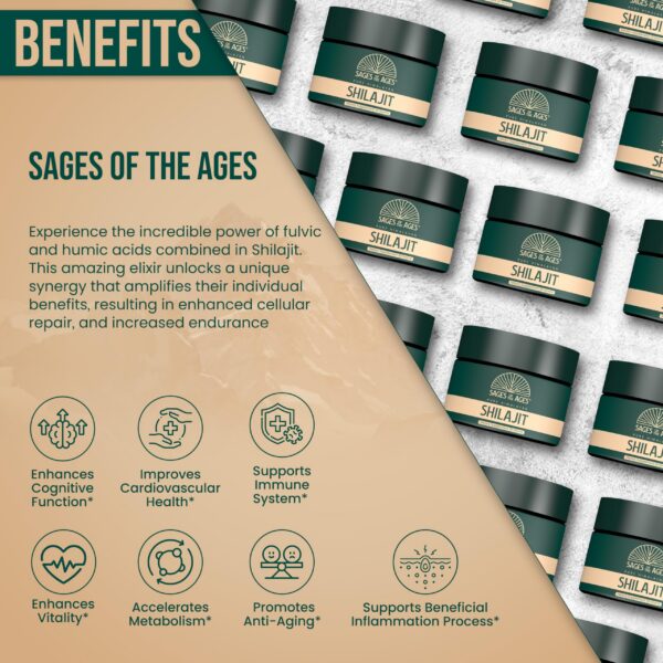 Jarra vidrio resina shilajit orgánica Himalaya 30 gramos