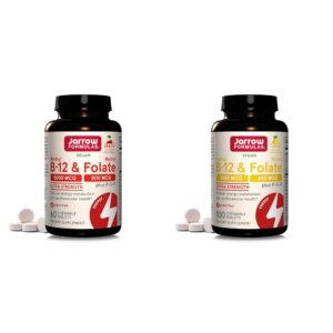 Version 1.0.0 Frasco de Jarrow Formulas Methyl B-12 y Folato 60 tabletas masticables