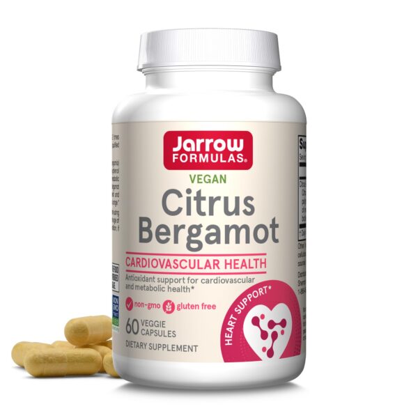 Suplemento metabolismo y antioxidante con bergamota cítrica y Jarrow Formulas