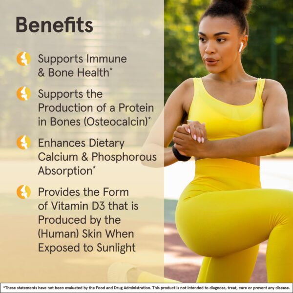 Frasco con cápsulas blandas D3 2500 UI