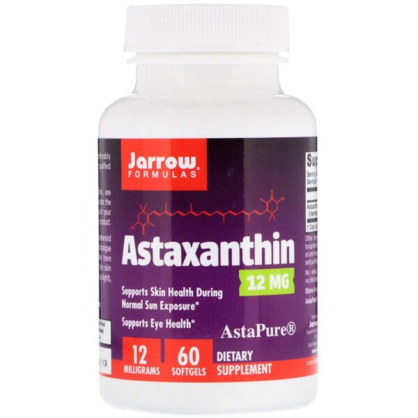 Version 1.0.0 Frente de envase Jarrow Formulas Astaxanthin 12 mg