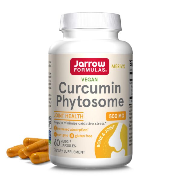 Jarrow Formulas Curcumina Fitosoma 60 cápsulas veganas para articulaciones