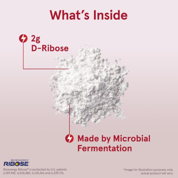 Jarrow Formulas D-Ribosa envase detalle etiqueta