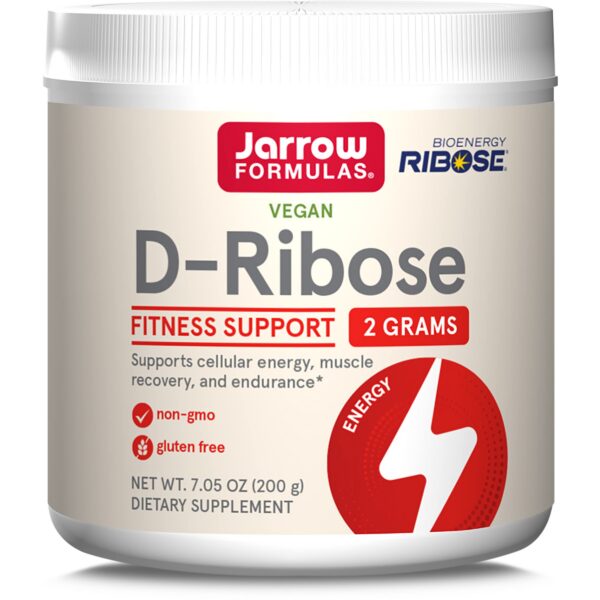 Jarrow Formulas D-Ribosa suplemento polvo 90 dosis
