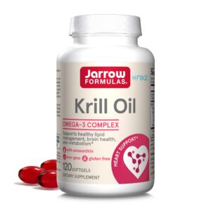 Frontal de Krill Oil Jarrow Formulas 120 Softgels
