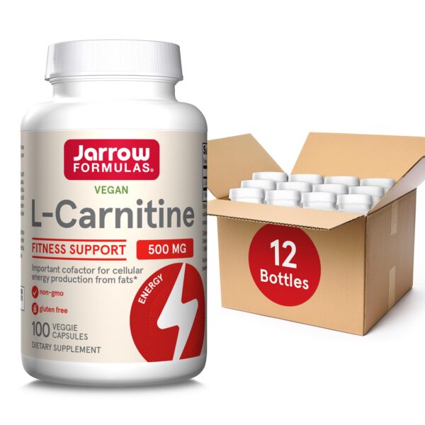 Frasco de L-Carnitine 500 mg de Jarrow Formulas