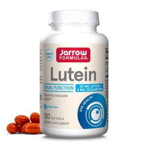 Version 1.0.0 Frente de Jarrow Formulas Lutein 20 mg con Zeaxanthin