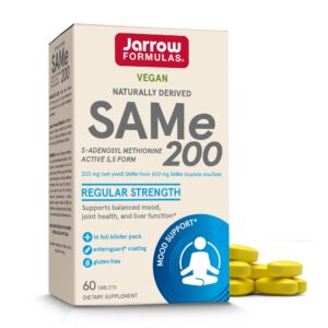 Version 1.0.0 Jarrow Formulas SAMe 200 mg suplemento 60 tabletas apoyo salud articular