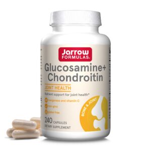 Frasco Jarrow Formulas Glucosamina Condroitina Vitamina C
