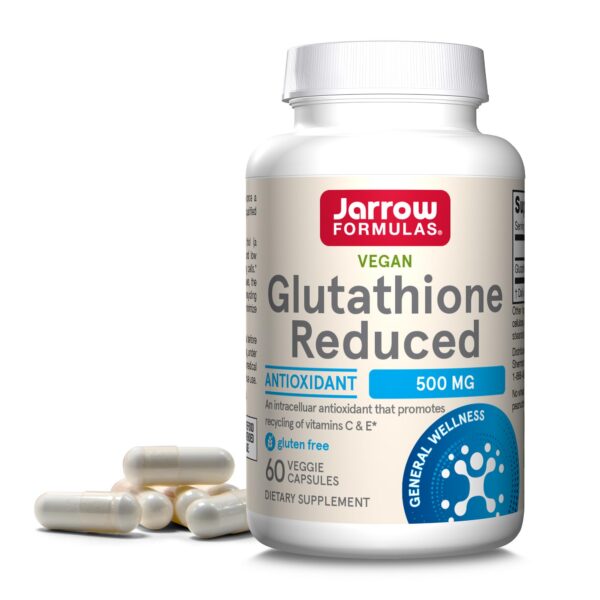 Frasco Jarrow Glutathione Reduced 500 mg