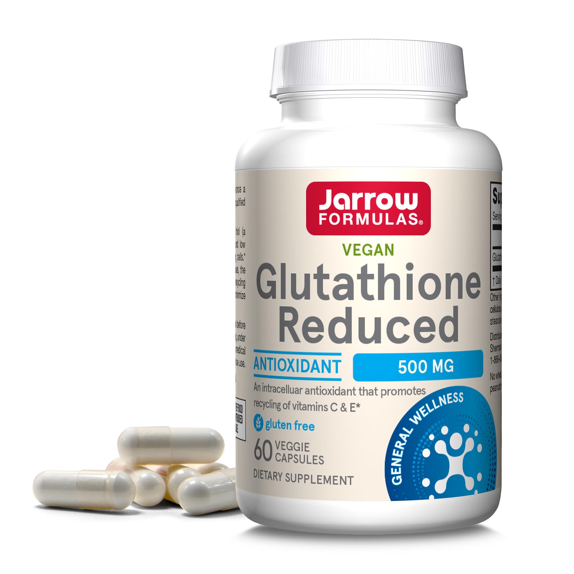 Glutathione Reduced, 500 mg