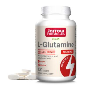 Version 1.0.0 Jarrow L-Glutamine botella frontal