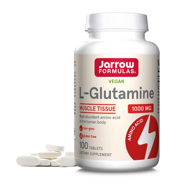 Jarrow L-Glutamine botella frontal