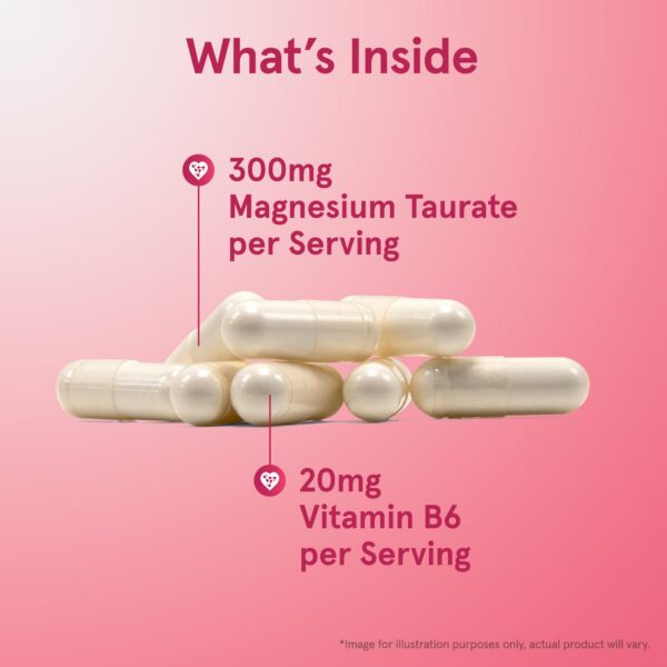 Etiqueta del frasco magnesio taurate