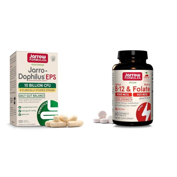 Frasco de probióticos 120+60 conteo y cepas