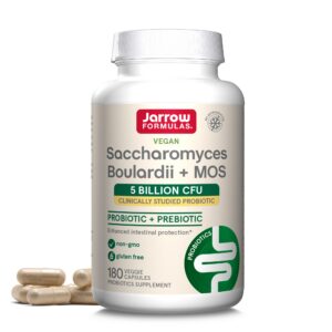 Botella Jarrow Saccharomyces boulardii Probiotics MOS