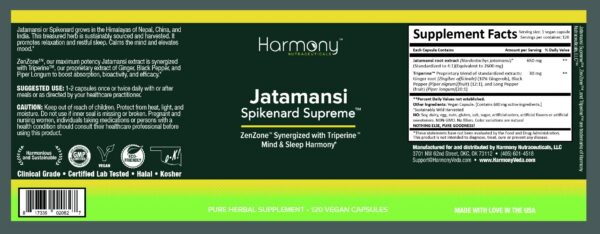 Extracto de Jatamansi Supreme para aliviar estrés y ánimo