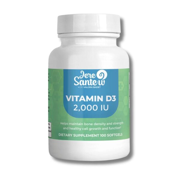 Jeresantew vitamina d3 2000 ui cápsulas blandas soporte óseo