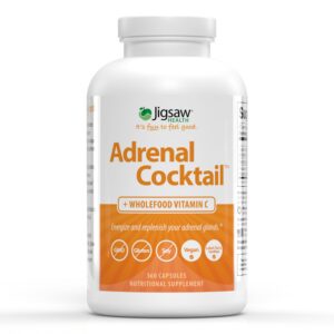 Caja frontal de Jigsaw Health Adrenal Cocktail + Vitamina C
