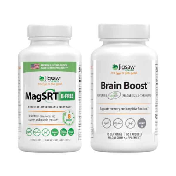 Frascos MagSRT (B-Free) y Brain Boost