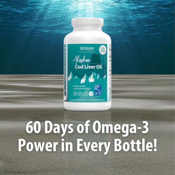 Etiqueta con EPA, DHA y DPA