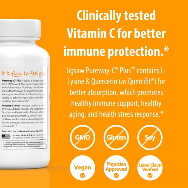 Tabla de información nutricional de Pureway-C Plus