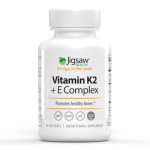 Jigsaw Health vitamina k2 + e caja 60 cápsulas blandas