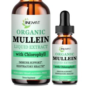 Version 1.0.0 JINGYAT gotas de mullein extracto pulmones 2oz