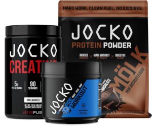 Frontal del pack Jocko Fuel 3 Pack Gym Bundle