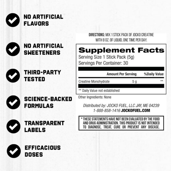 Packs de viaje creatina monohidratada