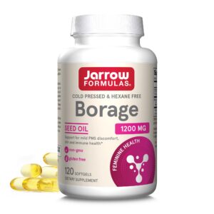 Capsules Jarrow Borage 1200 mg frontal