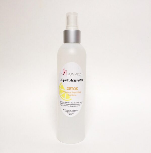 Jon Ares activador detox con limón para cuidado de piel