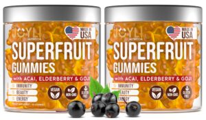Version 1.0.0 Joyli gummies multivitamínicos paquete de 2 para inmunidad