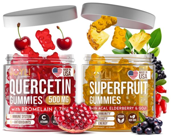 Joyli gomitas Quercetin Superfruit etiqueta frontal
