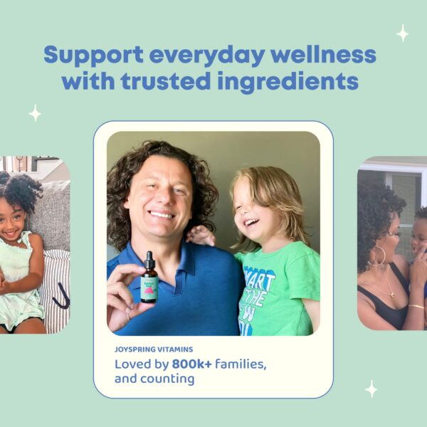 Detalle JoySpring gotas de zeolita para niños sabor baya