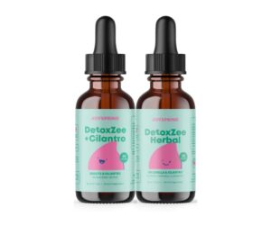 JoySpring DetoxZee gotas detox naturales para niños con cilantro y zeolita