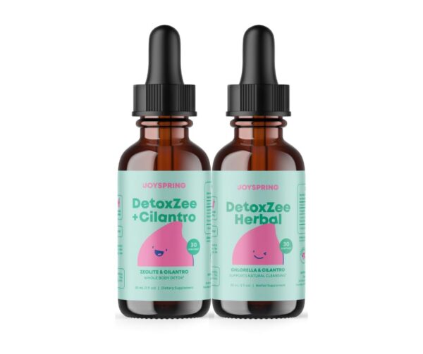 Version 1.0.0 JoySpring DetoxZee gotas detox naturales para niños con cilantro y zeolita