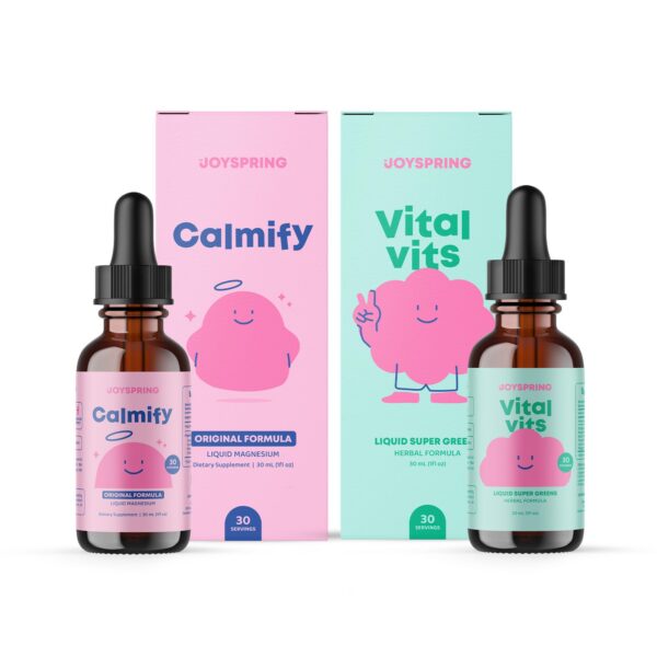 Frasco JoySpring gomitas para niños